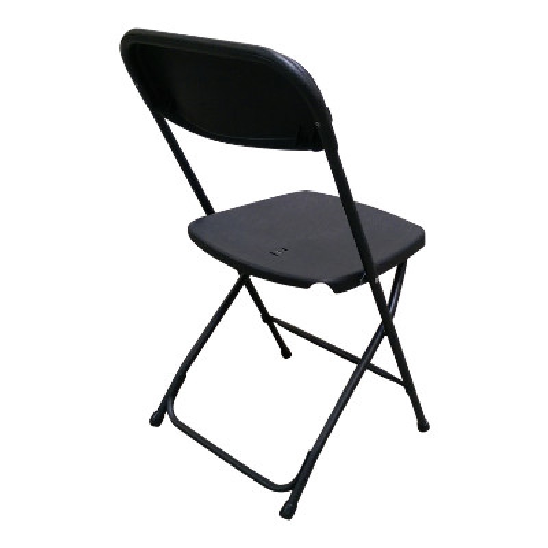 Klappstuhl Metall Schwarz mieten – Praktische Reihenbestuhlung für Events – 4