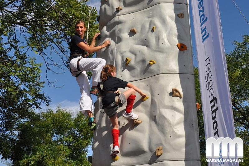 Mobilen 3 - persons Kletterturm für ihr Event mieten – 4
