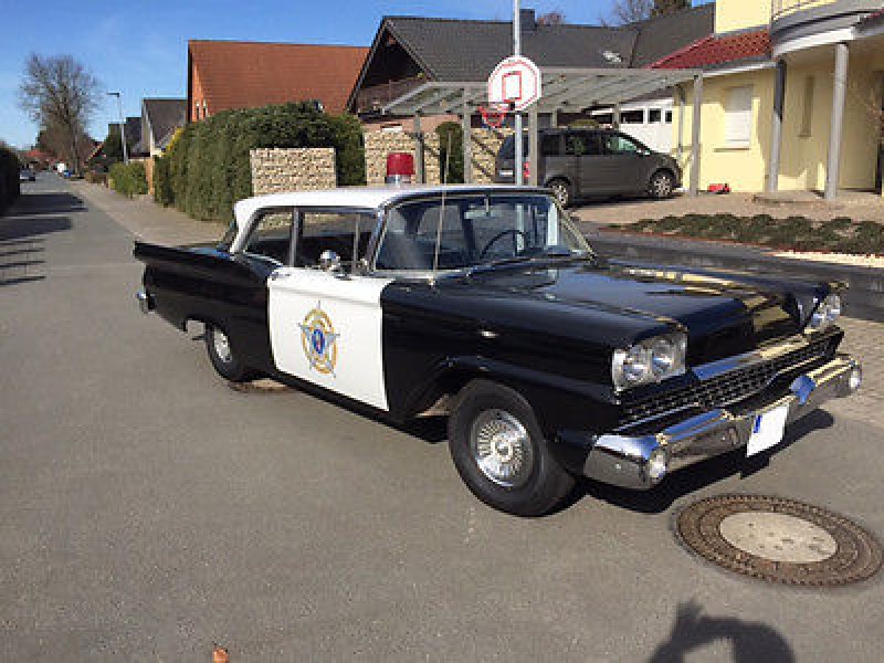 Ford Fairline "Police Car" 1957 V8 Muscle Car 