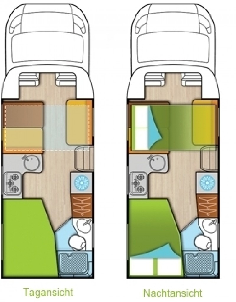 Wohnmobil Teilintegrierter Forster T 682 SB – Thumbnail 6