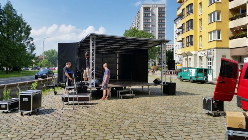 5x4m Mobile Bühne / Trailer Bühne / Bühnenwagen – Thumbnail 9