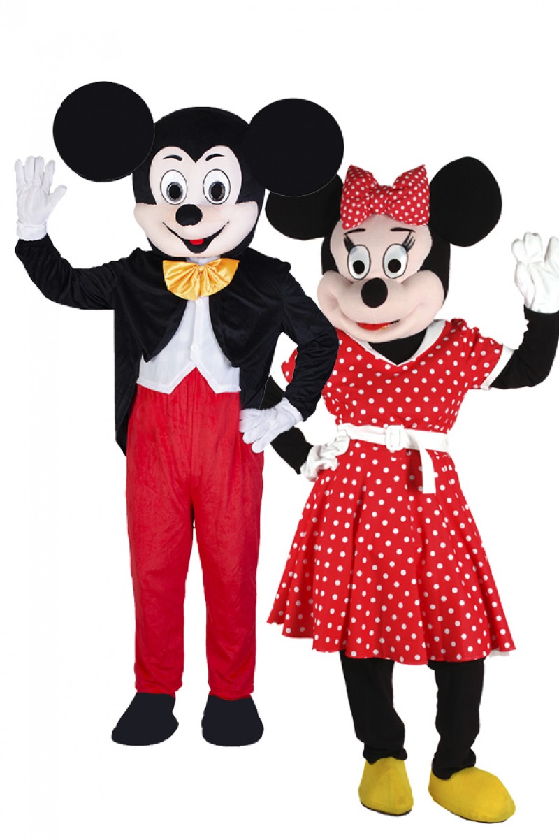 Kostüm Mickey Mouse oder Minnie Mouse, 75,00 € je Kostüm (beide zusammen 150,00 €)