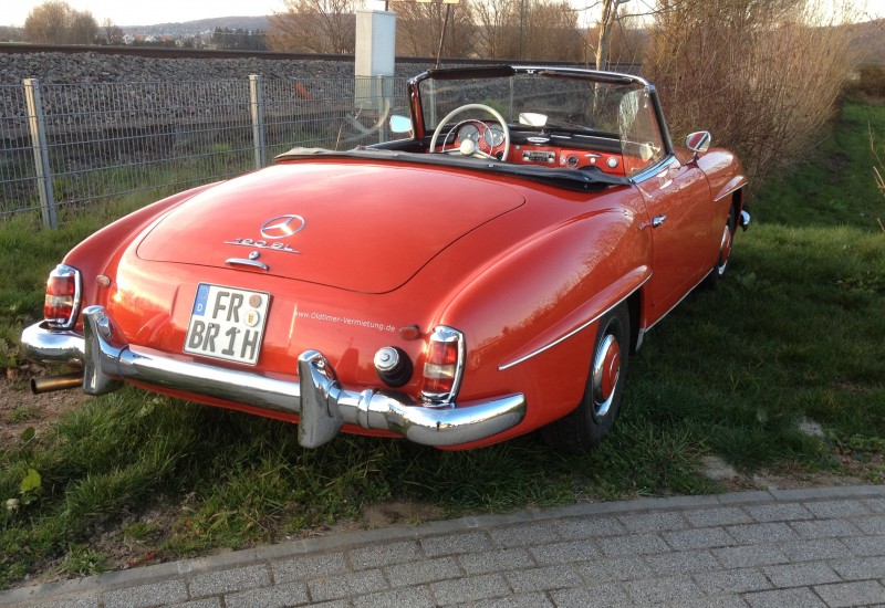 Mercedes-Benz 190 SL Cabrio, Oldtimer, Sportwagen - Lieferung aus Freiburg gegen Aufpreis! – 3