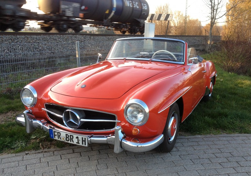 Mercedes-Benz 190 SL Cabrio, Oldtimer, Sportwagen - Lieferung aus Freiburg gegen Aufpreis! – 2