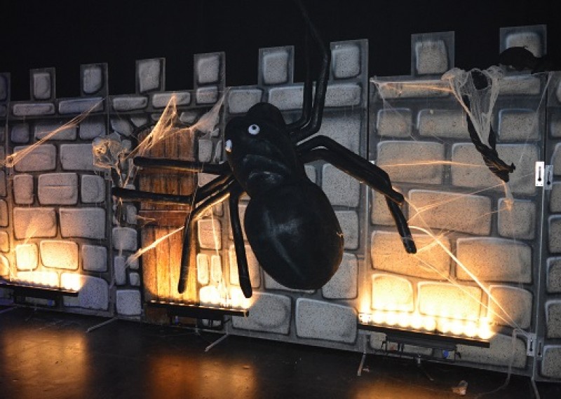 Riesen Spinne, Halloween Dekoration
