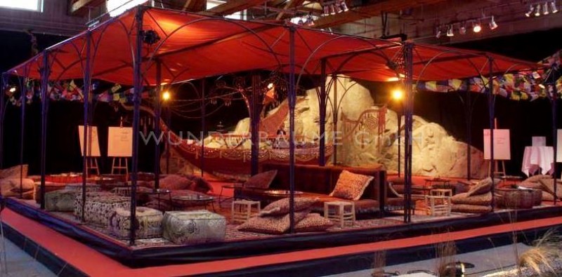 Loungepavillon rot