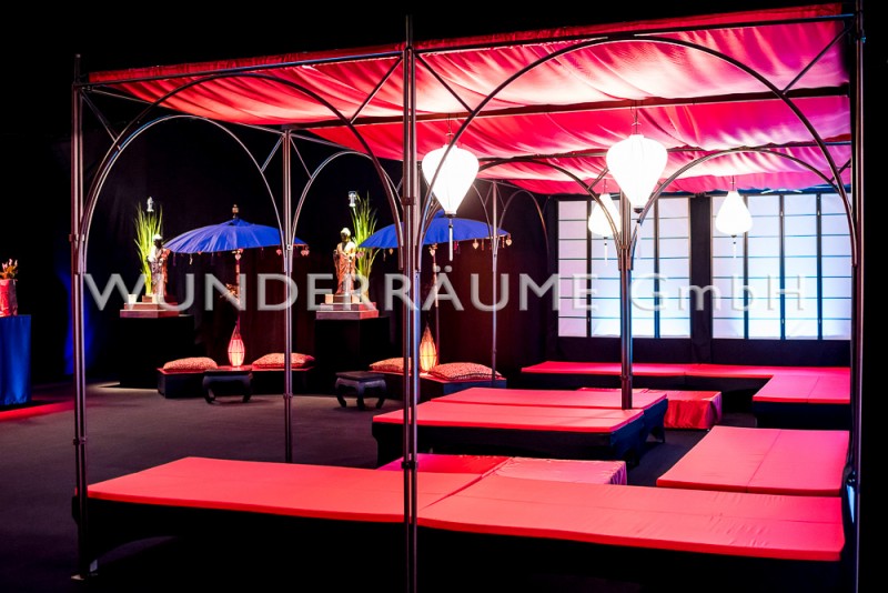 Asienpavillon rot 