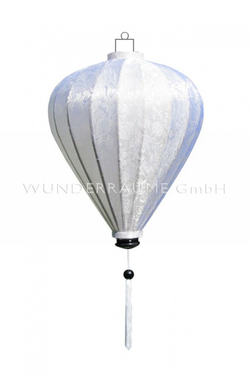 Asiatischer Lampion L, weiß