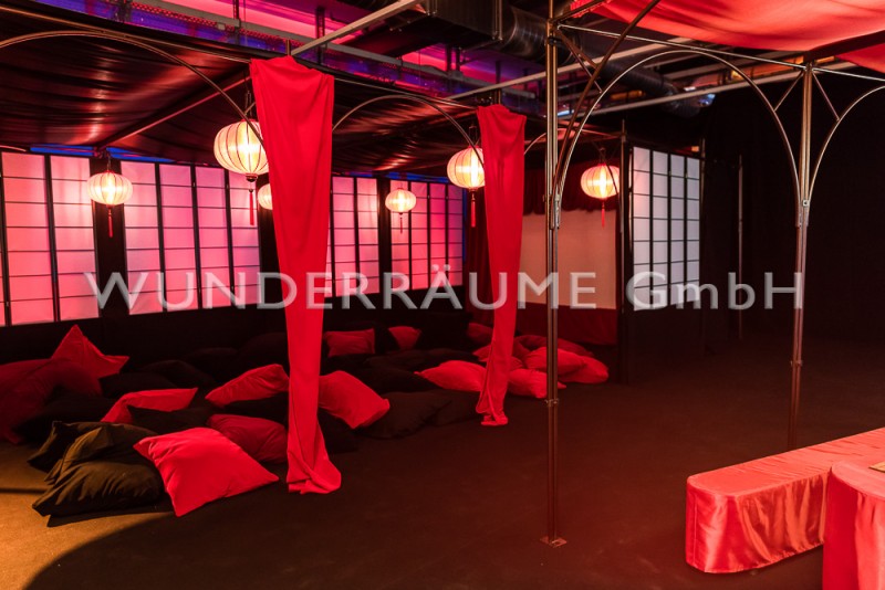 Asiatischer Lampion "Kugel", rot – 2