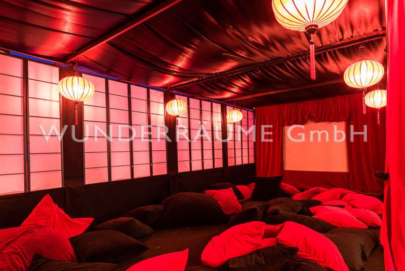 Asiatischer Lampion "Kugel", rot – 3