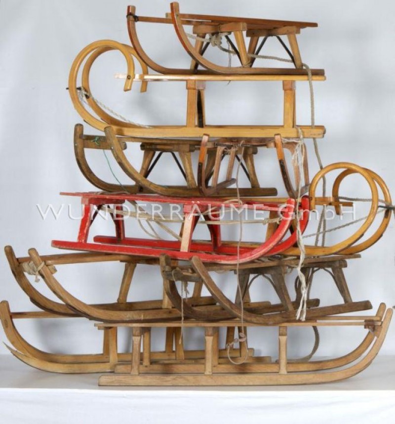 Rodelschlitten-Set (9-teilig)