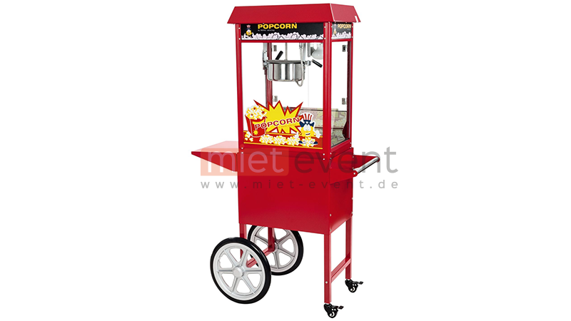 Popcornmaschine mit Wagen 