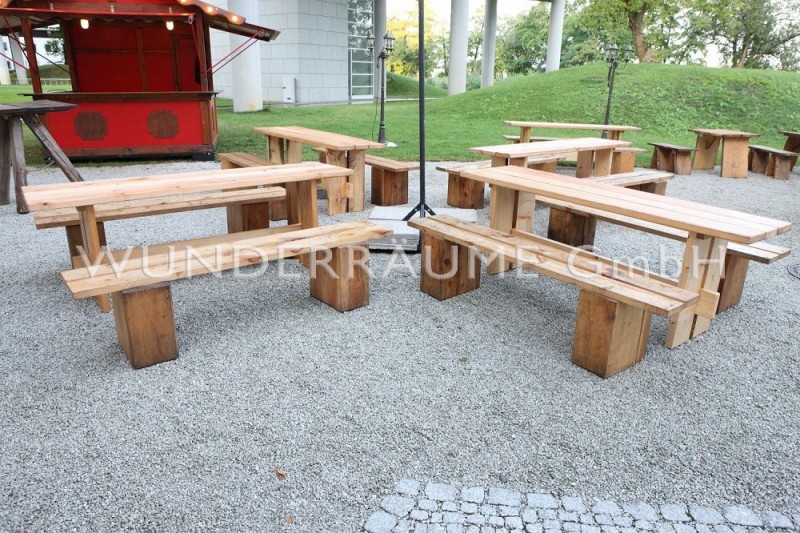 Holzbänke für Feuerstelle – 2