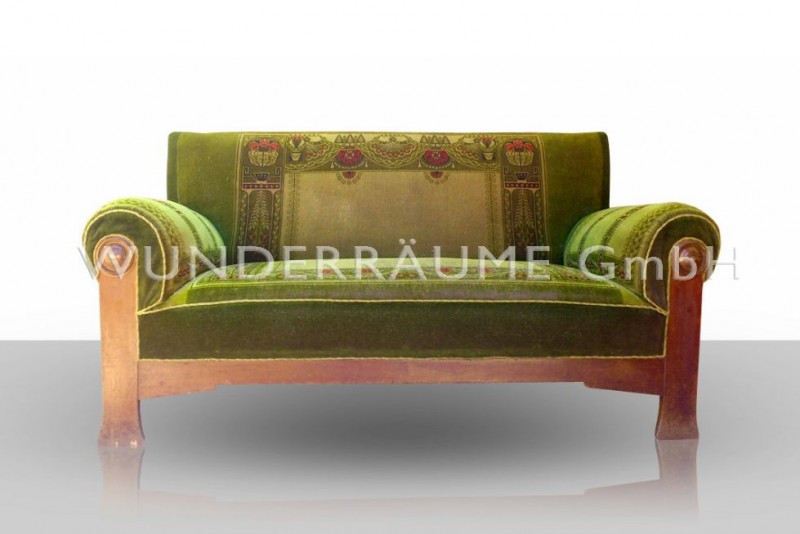 Edle Plüschsofas - Samtsofa, Lounge, Rotes Sofa, Roter Salon – 5
