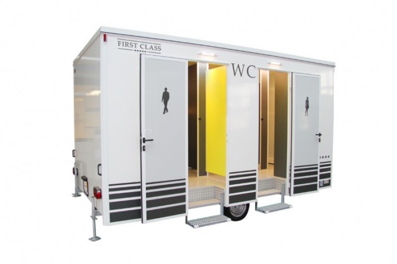 WC460 Toilettenwagen, Toilettenanhänger, Klowagen