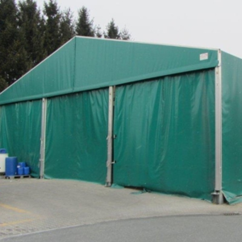 Lagerzelte in verschiedenen Größen mit Trapezblechverkleidung – 3
