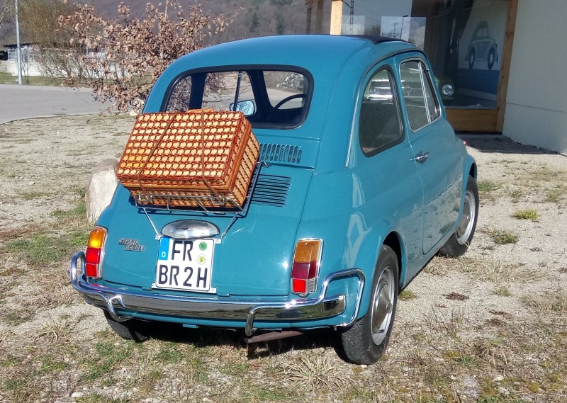 Fiat 500 Kleinwagen, Oldtimer - Lieferung aus Freiburg gegen Aufpreis – 2