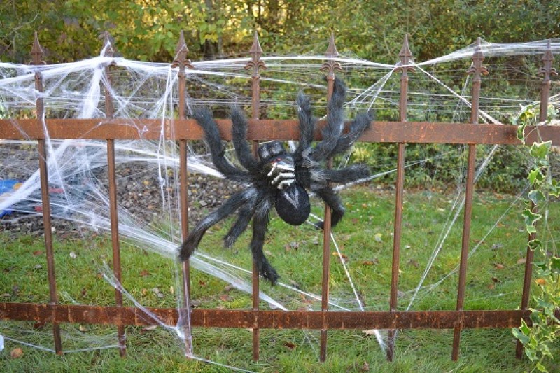 Friedhofzaun, Zaun Metall, Halloween Dekoration, Halloween, Grusel – 3