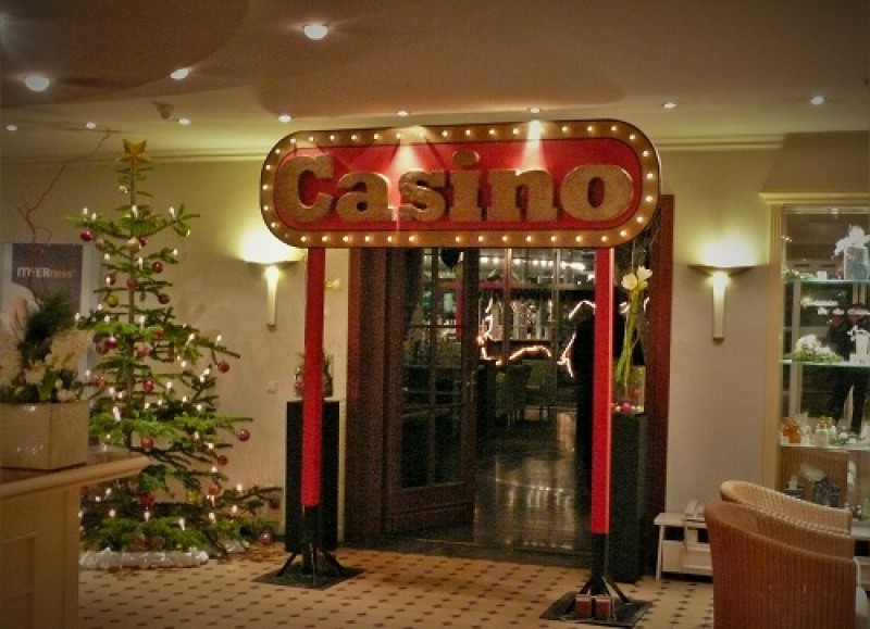 Casino - Eingang , Casino Dekoration