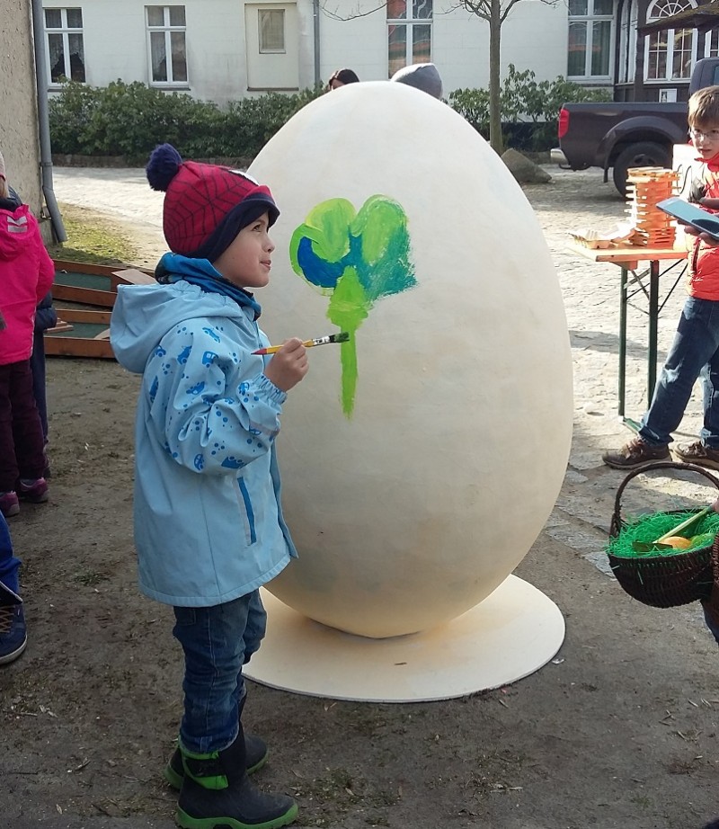 Großes Osterei 1,5m - Osterdekoration , Oster Aktion – 3