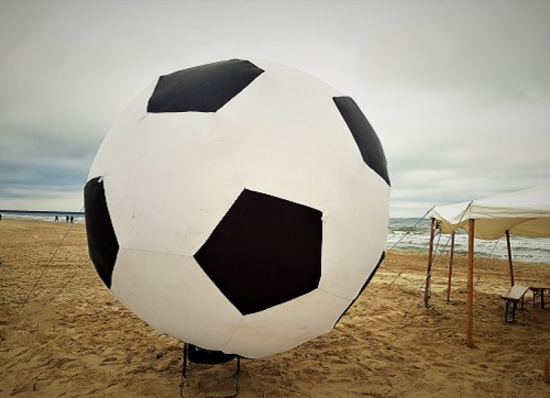 Fußball Eyecatcher 3 Meter , Riesiger Fußball
