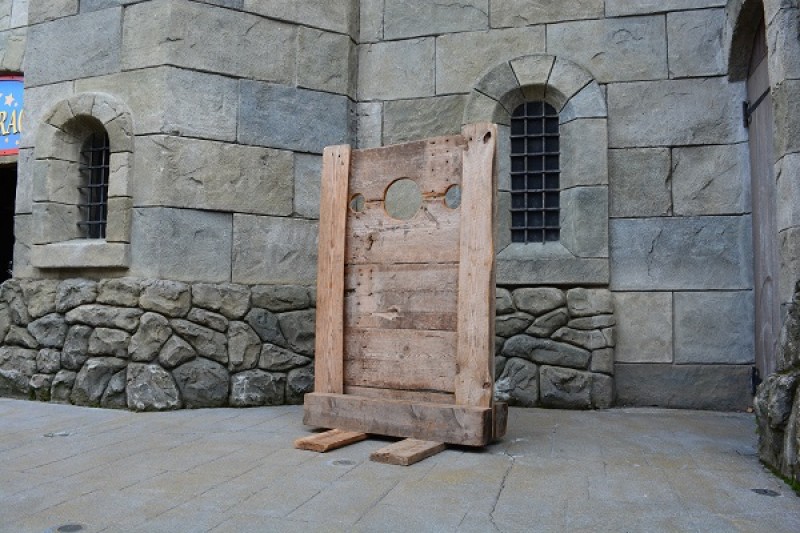 Pranger , Mittelalter Pranger , Piraten , Halloween , Mittelalter Dekoration – 3