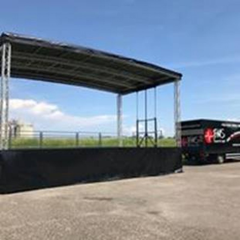 10x6m Eventbühne, Rundbogenbühne, Veranstaltungsbühne , mobile Bühne mieten, Top-Preise 2026 ! – Thumbnail 10