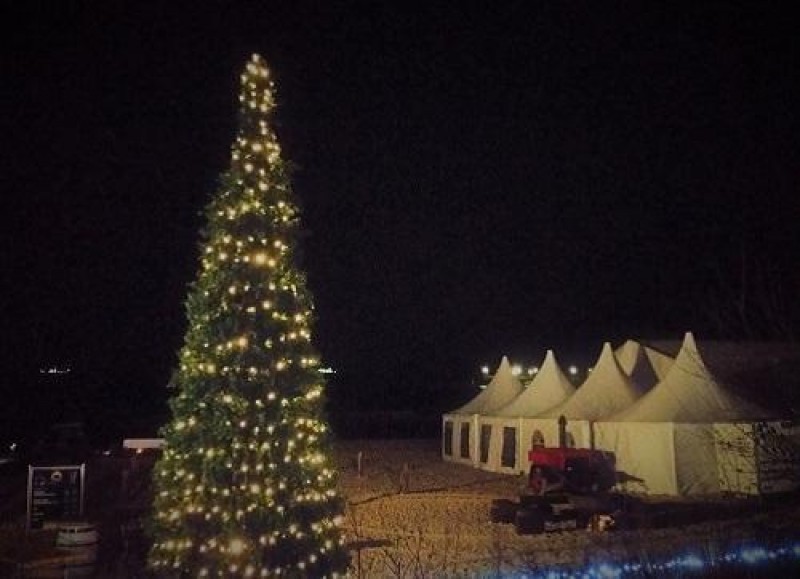 Riesen Weihnachtsbaum , Weihnachtsdekoration , Weihnachtsmarktdekoration , Weihnachten
