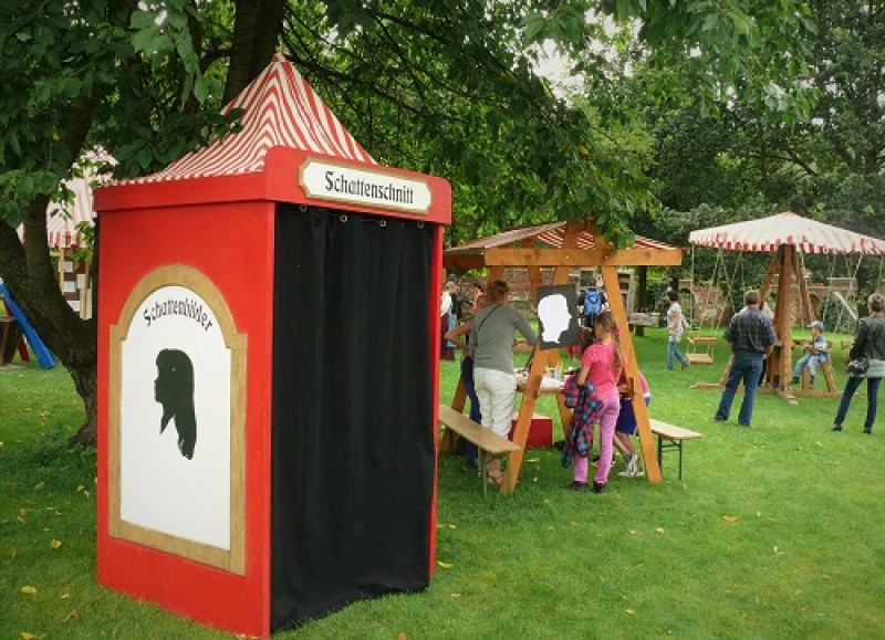 Schattenschneiden Nostalgie , Jahrmarkt , Schattenkabinett – 3
