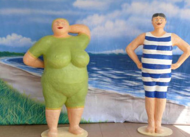 Badeleben Ausstellung , Badekarren , historische Strandkörbe – 3