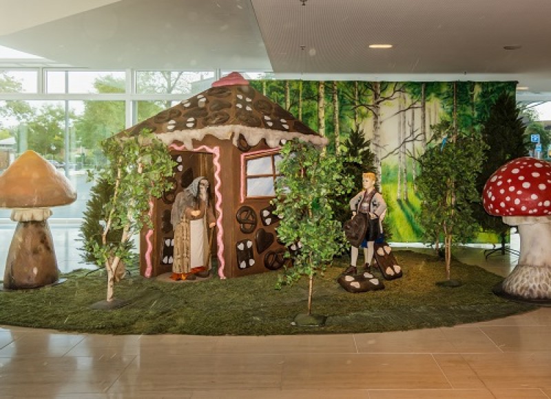 Märchen Dekoration Hexenhaus , Weihnachten , Weihnachtsdekoration 