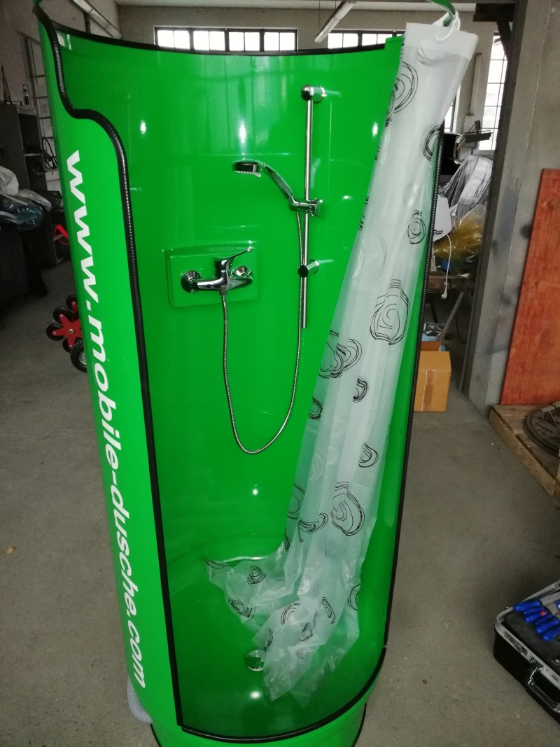 Mobile Dusche inkl. el. Boiler 230 Volt und Pumpe