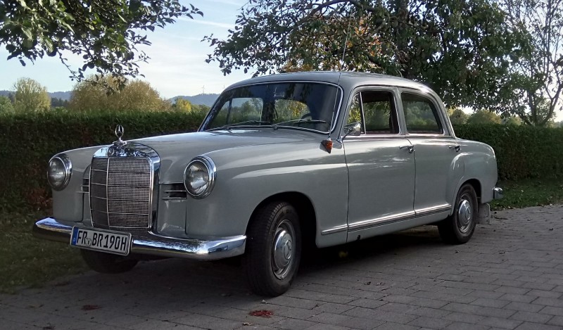 Mercedes-Benz 190 b Ponton, Oldtimer, Limousine - Lieferung aus Freiburg gegen Aufpreis!