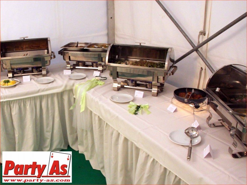 Banketttische, Stehtische und Garnituren auch mit Tischwäsche oder Hussen E-Mail: info@party-as.com  – Thumbnail 16