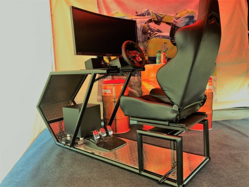 Rennsimulator Fahrsimulator Racing Simulator 3D Virtual Reality VR Renn Simulator Fahr Simulator – Thumbnail 7