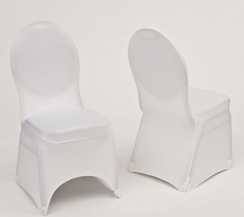 Set Bankett Optimal 1x Stuhl mit Husse optimal zum einhängen weiß – 4