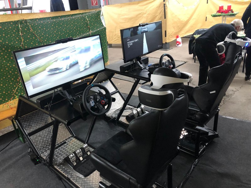 Rennsimulator Fahrsimulator Racing Simulator 3D Virtual Reality VR Renn Simulator Fahr Simulator – Thumbnail 6