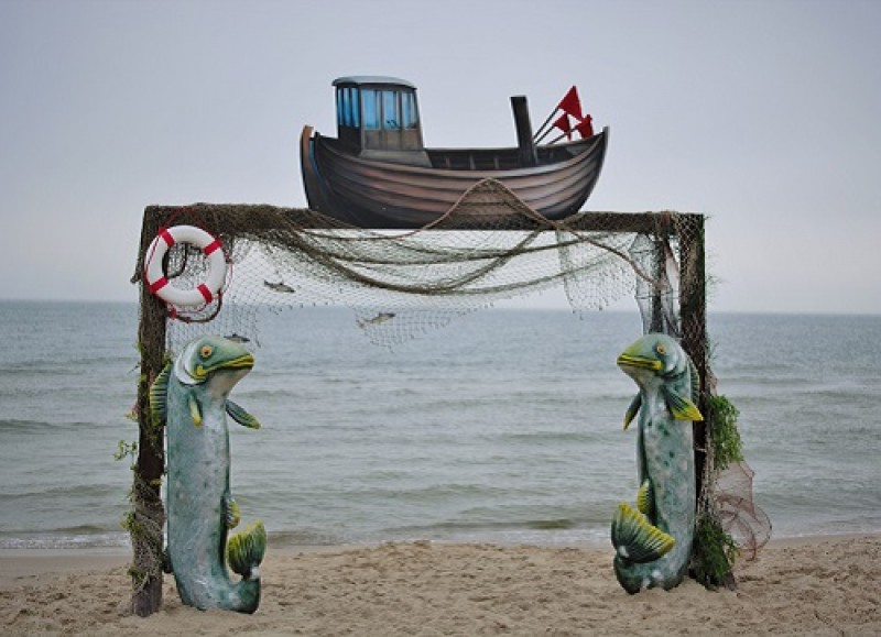 Eingangstor - Fischer , Maritim, Unterwasser Thema
