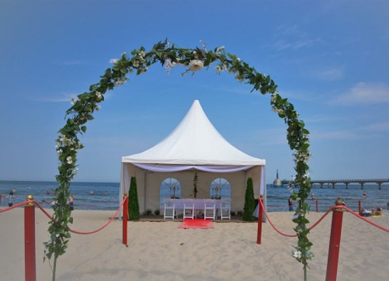 Heiraten auf der Insel Usedom, Hochzeit, Hochzeitdekoration, Strandhochzeit – 4