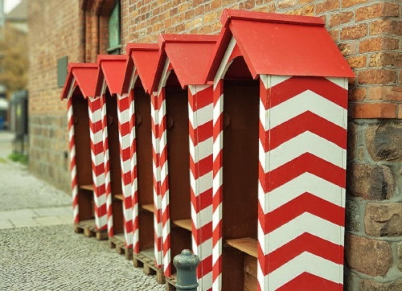 Kassenhäuschen , Wachhäuschen , Jahrmarkt , Schaustellerhäuschen 