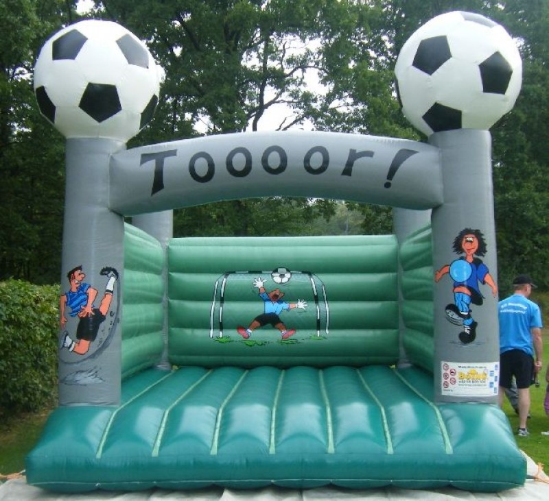 Hüpfburg Fußball 