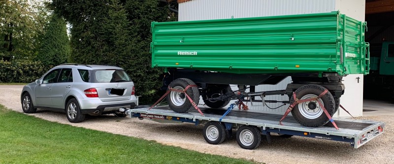 Autotransportanhänger, Autotransporter, Multitransporter, Autotrailer 3500kg 5,50 x 2,25m – 2