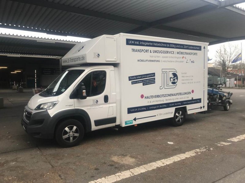Mobile Halteverbotszone inkl. Genehmigung – Hamburg und Umgebung ab 44€ brutto – 2