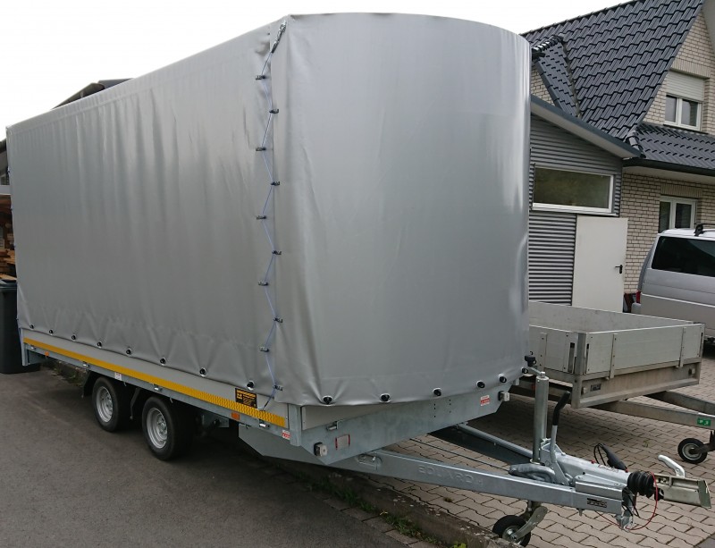 Planenanhänger, Anhänger mit Plane 4 x 2 x 2,10m