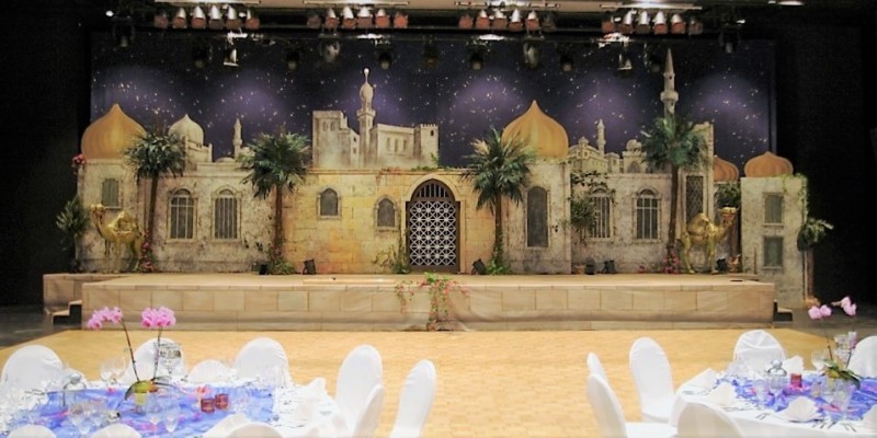 Orientalische Stadtkulisse
