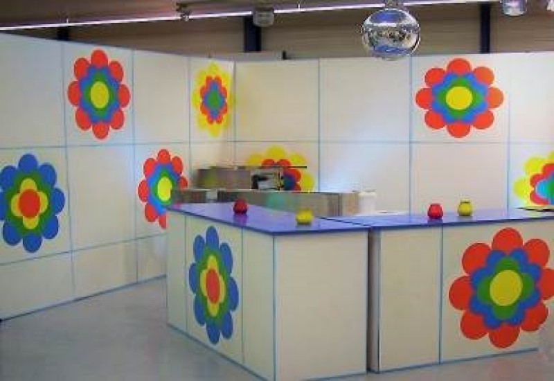Prilblumen Lounge, 70er Jahre, Kulisse