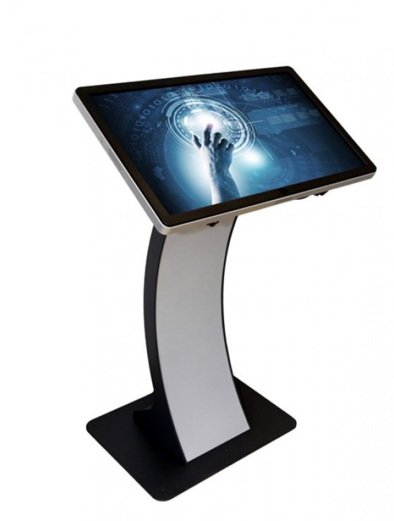 Designständer mit 46" Touch Bildschirm