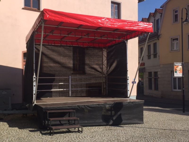 Mobile Bühne 14m² - Multistage für Stadtfest, Events, Festivals &amp; Konzert (auch als FOH) – 3