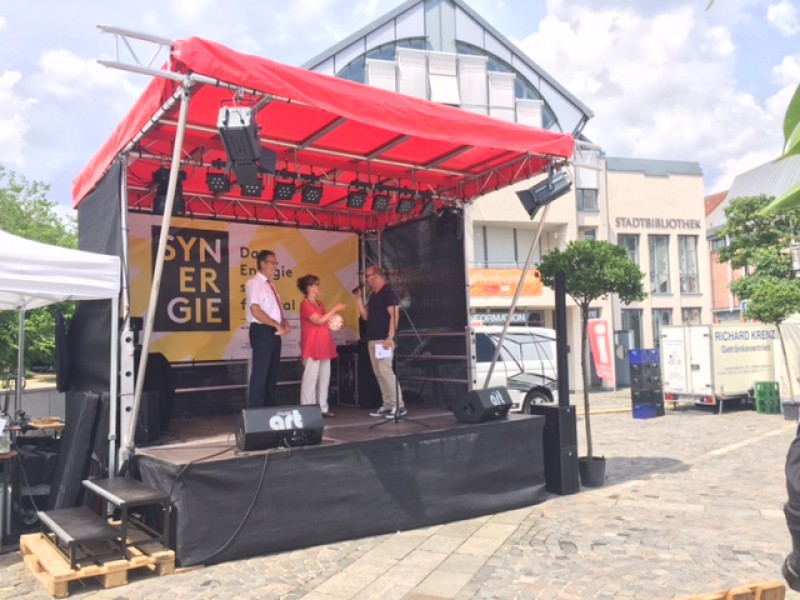 Mobile Bühne 14m² - Multistage für Stadtfest, Events, Festivals &amp; Konzert (auch als FOH) – 4