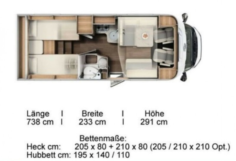 Neu in 2026 Carado T447 das ideale Reisemobil zu zweit oder für die Fam. Alle Km frei – 3